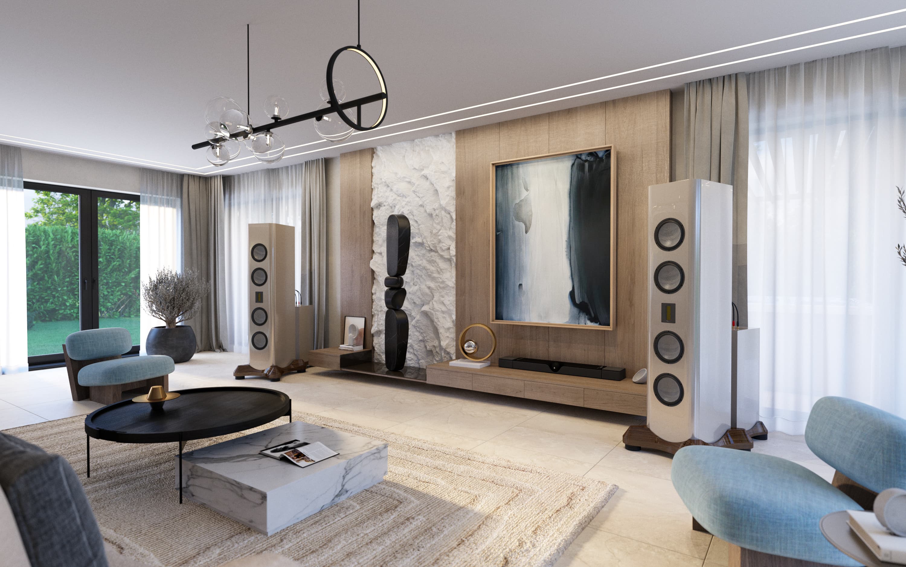 AdmiraVox AV 170 in a modern interior with large window